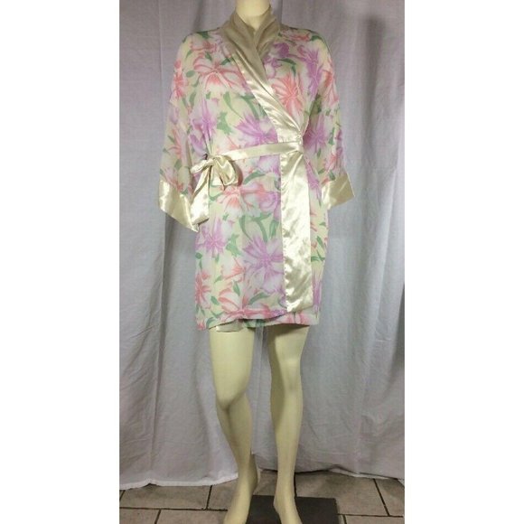 Victoria's Secret Robe Sheer and Floral One Size - Picture 13 of 16
